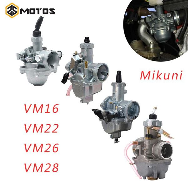 

motorcycle mikuni vm16 vm22 vm26 vm28 carburetor 19mm 26mm 30mm 32mm carb for 50-200cc dirt pit bike atv quad fuel system