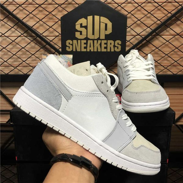 

2020 new unc travis scotts jumpman 1 1s mens low basketball shoes chicago obsidian royal toe shattered trainers paris sneakers with box