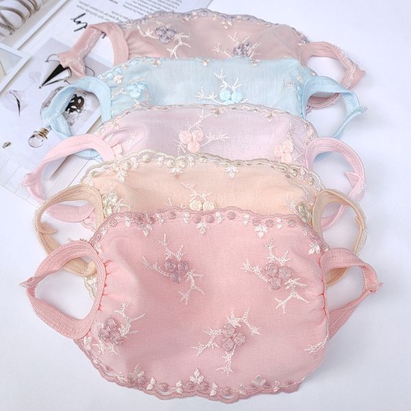 

lace summer mask women's cotton dust and sunscreen outdoor
