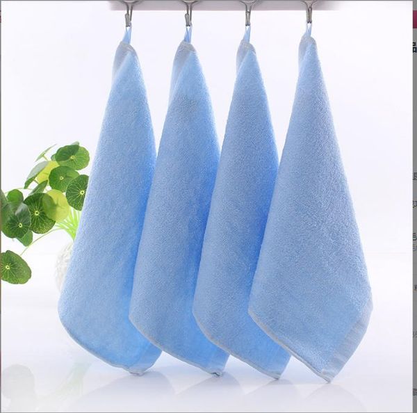 

2022 new factory wholesale bamboo fiber small square baby child 25*25cm towel