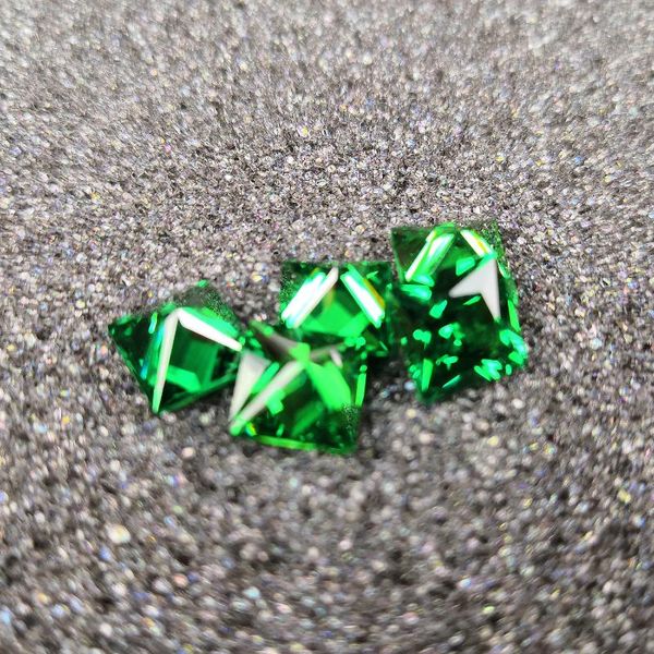 

loose gemstones gem ,beccarite,sq 7mm*7mm,for jewellery making, Black
