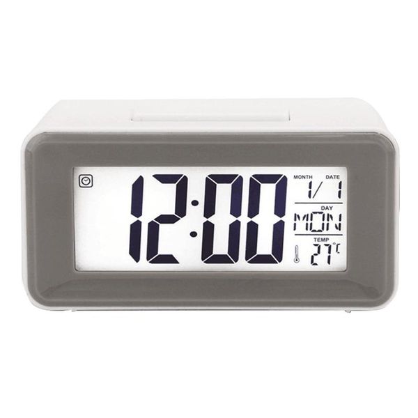 

other clocks & accessories digital clock home desk bedside battery power children room sound control alarm showing temperature for bedroom b