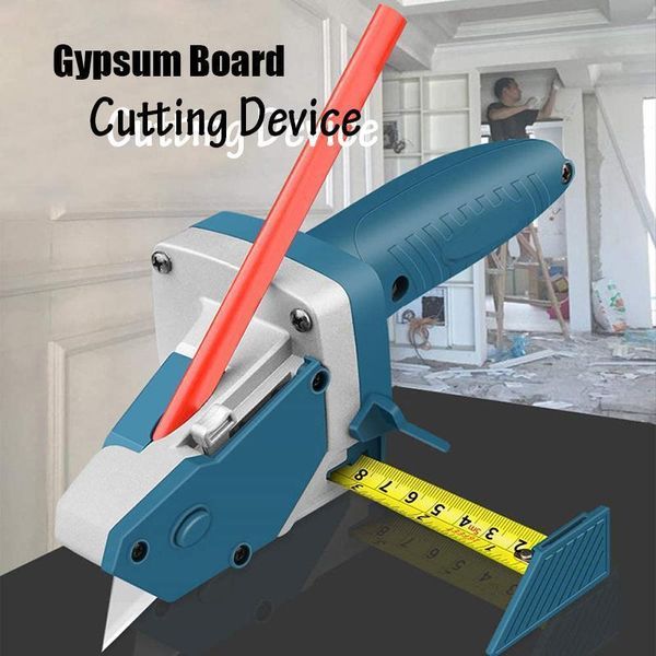 

professional hand tool sets plasterboard cutter portable woodworking push automatic cutting ruler and pencil multi-use gypsum board