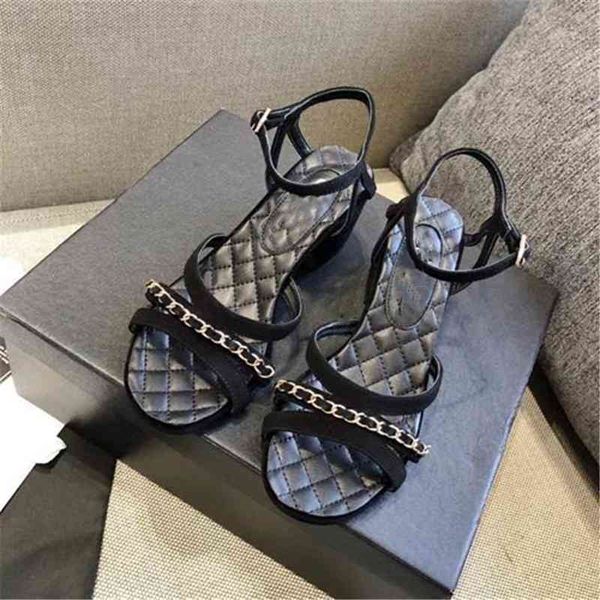 

women peep toe sandalias mujer leather quality sandals new sandalia feminina party heels ladies brand summer shoes, Black