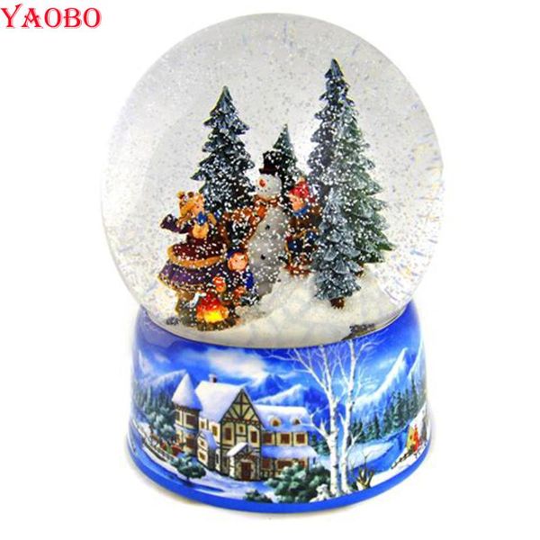 

diamond painting yaobo christmas snow globe,5d arrivals picture of rhinestone embroidery mosaic full square round drill arts
