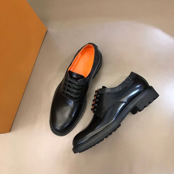 

2021 new color brand shoes original luxury designer fashion logo sneakers mens leather flats runner trainers sport casual 38-45 a61, Black