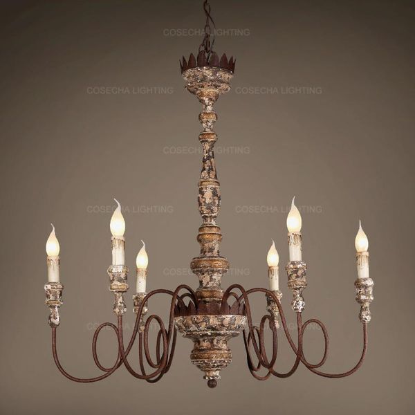 

chandeliers antique wood retro chandelier bedroom lighting for living room hanging light foyer suspension vintage mid century decor