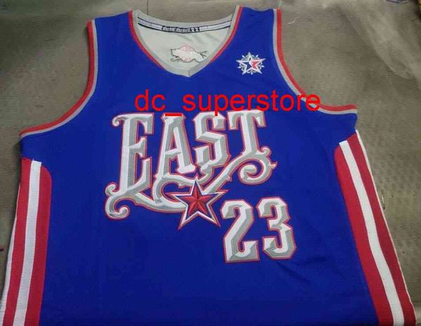 % 100 dikişli LeBron James 2008 All Star Game Basketbol Forması Ucuz Özel Erkek Kadın Gençlik XS-6XL Basketbol Formaları