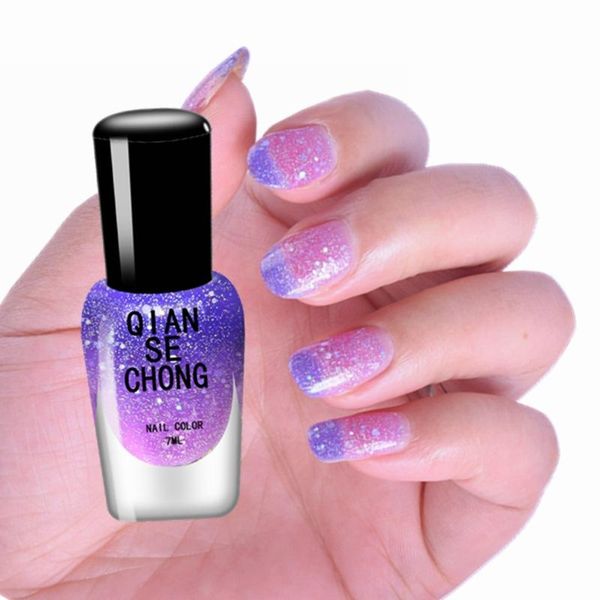

magic on your fingertips color gradient nail polish microglue of baking