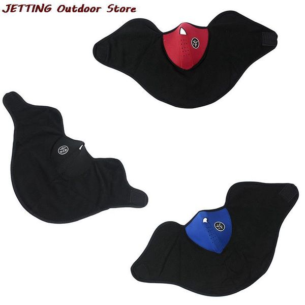 

cycling caps & masks windproof bike bicycle mask ski snowboard outdoor dust neoprene neck warm half face winter sport, Black