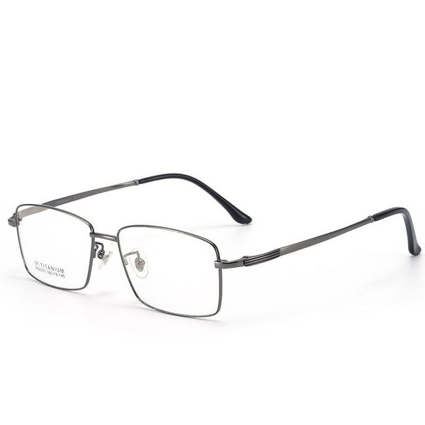 

fashion sunglasses frames viodream full frame men business ultra light pure titanium spectacle prescription myopia reading glasses oculos de, Black
