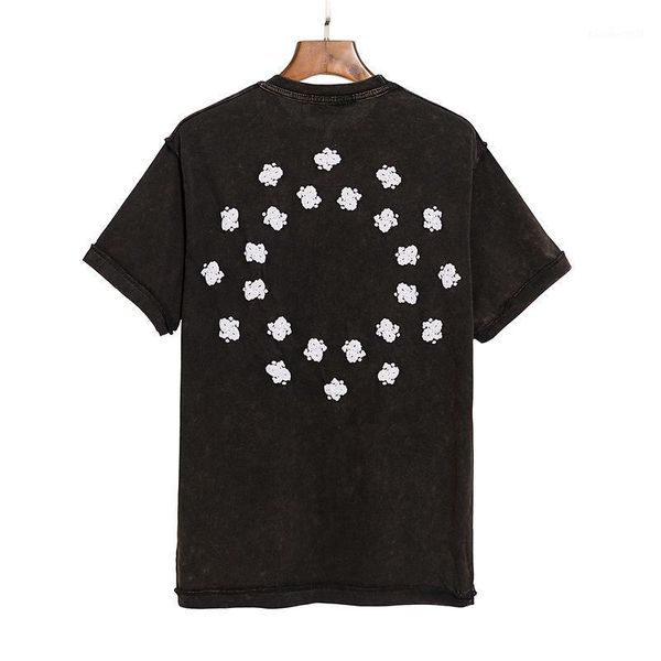

men's t-shirts askyurself t-shirt retro quality pure cotton round neck men women couples loose short sleeves, White;black