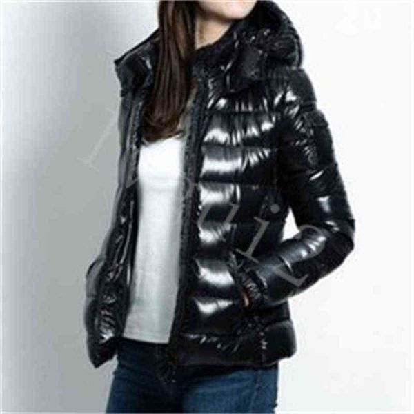

new womens down jacket winter puff jacket women parka fashion designer coats short hooded casual outdoor feather outwear ladies thicken, Black