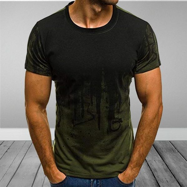 

men's t-shirts loose fitting cotton shirt splash pattern short sleeve retro round neck t-shirt large 2021, White;black