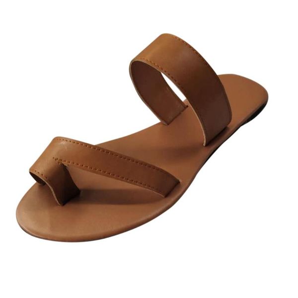 

slippers women flat bohemian style shoes woman casual open toe sandals flip flops comfortable beach cross shoes#330, Black