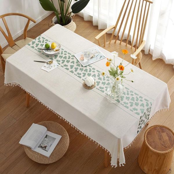 

table cloth linen cotton tablecloth dinner rectangular antiderapant tea colth with outdoor for wedding party