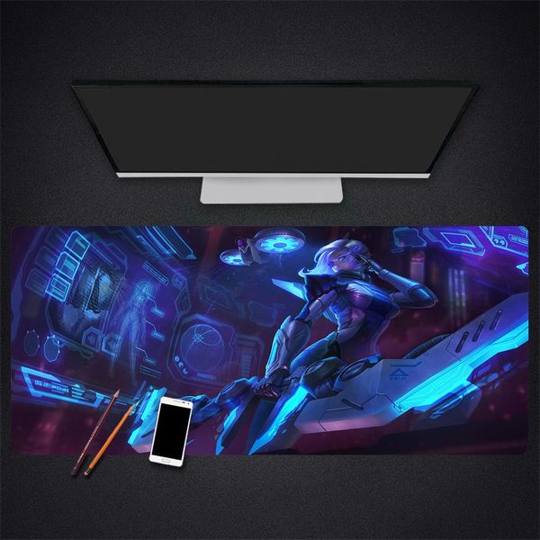 

mouse pads & wrist rests anime league of legends gaming pad computer gamer mousepad large game rubber no-slip mat big mause for pc laptop