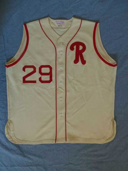 

custom sewing mitchell ness reading john kruk jersey men women youth kids baseball jersey, Black
