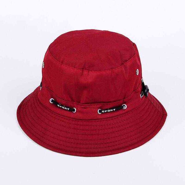 Neue Mode Weiß Schwarz Lässige Männer Frauen Panama Sommer Sonnenhut Boonie Jagd Angeln Outdoor Cap Unisex Strand Hüte Freie Größe G220311