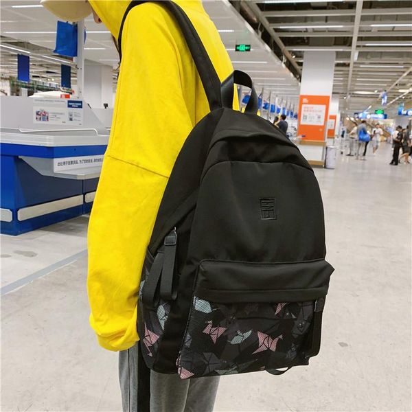 

backpack kawaii school student waterproof women travel backpacks female bags for teenger girls schoolbag college simple