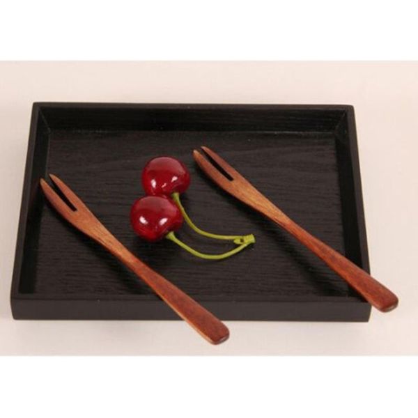 

pcs wood fruit fork creative eco-friendly moon cake forks salad utensil dessert picks for picnic dinner barbecue