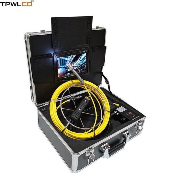 

cameras 7" color display video camera endoscope support dvr diameter 17mm industrial sewer 20-50m cable