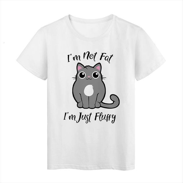

animal cute gray kitten womens t shirts style american letter printed young girl friends graphic tee, White
