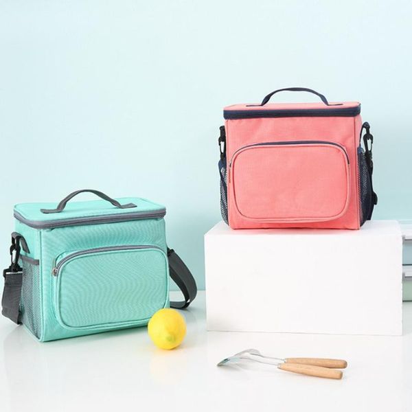 

pcs portable insulated thermal lunch bag picnic school office travel box tote for women men detachable large capacity storage bags