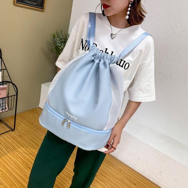 

duffel bags travel backpack drawstring swimming sports pool beach camping rucksack dry wet bag fitness waterproof women shoulder