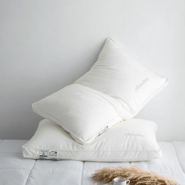 

pillow 60s cotton embroidered pillows solid color cervical core 48x74 for sleeping