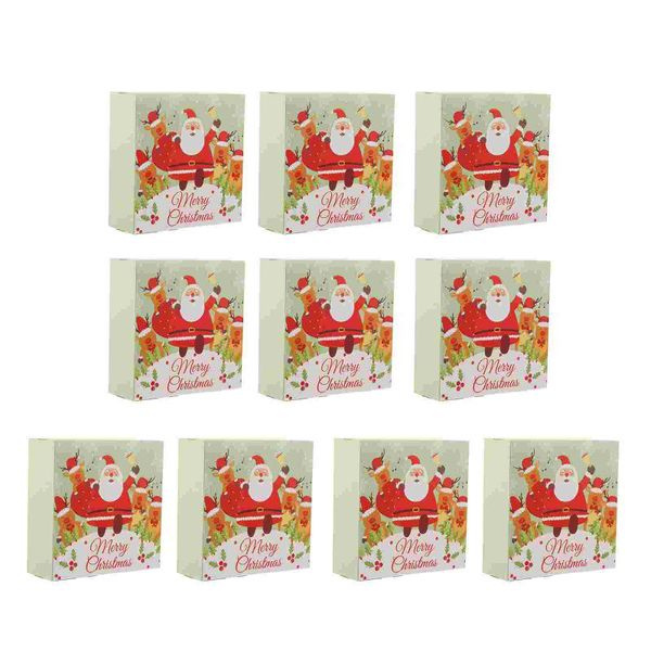 

gift wrap 10 pcs christmas storage boxes festive biscuit stylish