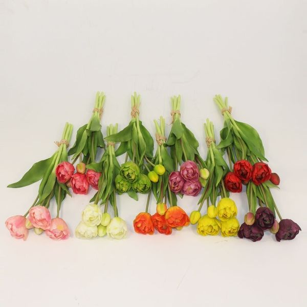 

new imitation plant soft glue hand tied artificial flower for home decoration