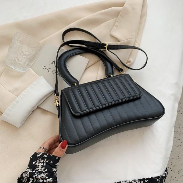 

evening bags women's leather messenger bag 2021 personality design trendy handbag fashion embroidery thread one-shoulder small square