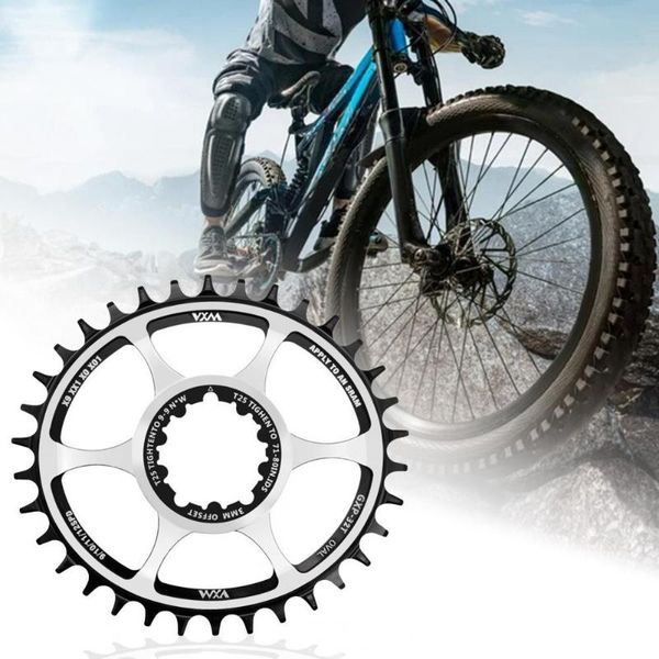 

bike heels & chainwheels gxp 32/34/36t bicycle chain wheel 3mm aluminum alloy direct-mounted single chainring for mtb road chainwheel