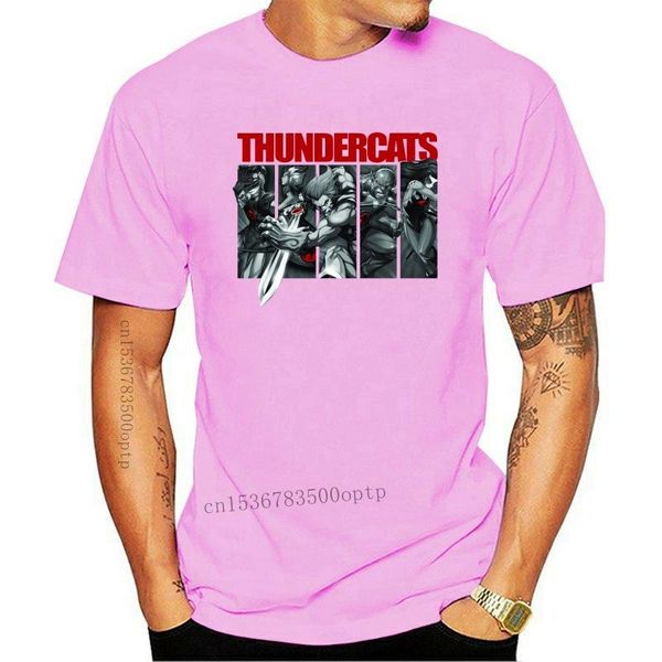 

men's t-shirts design thundercats logo t shirt men summer casual, White;black