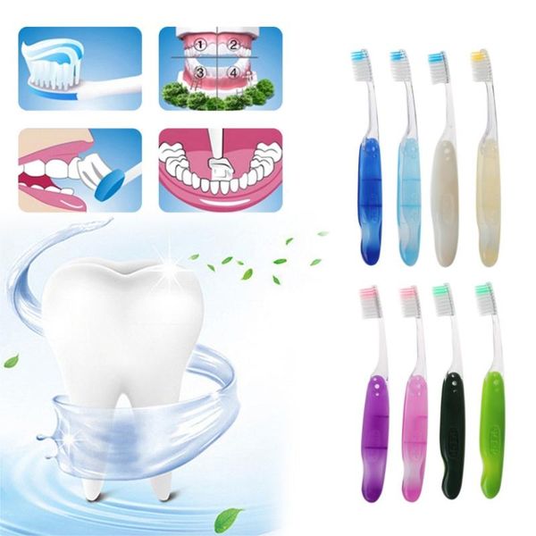 

toothbrush 1pc foldable soft hair portable travel camping hiking outdoor