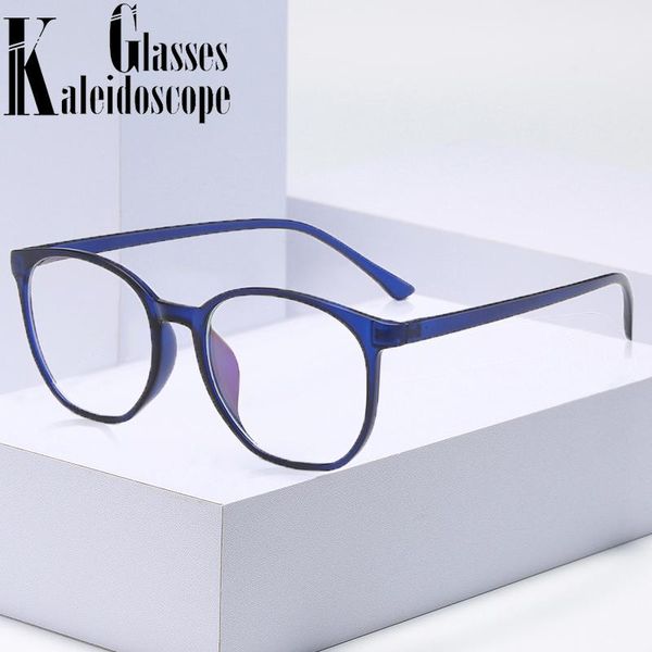 

fashion sunglasses frames 2022 personality polygonal glasses frame women men trend big computer myopia optical eyewear, Black