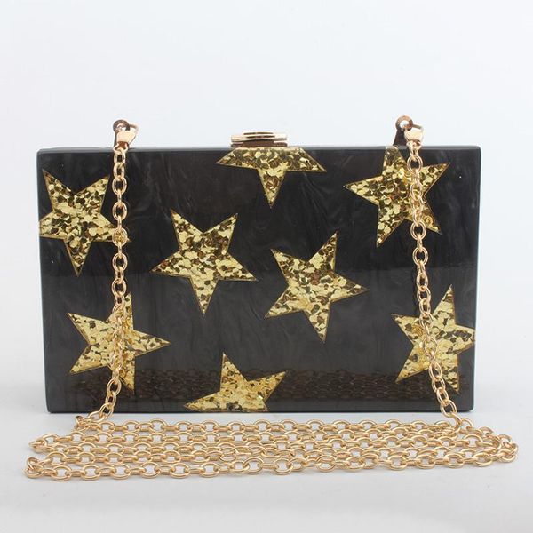 

evening bags silver gold glitter striped geometric tassel acrylic bag travel messenger shoulder clutch box purse