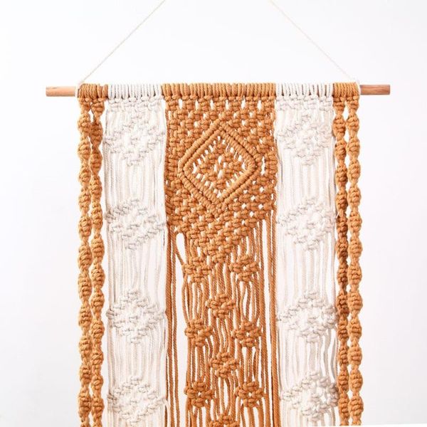 

tapestries hand woven tapestry two layer shelf bohemian diy wall color cotton