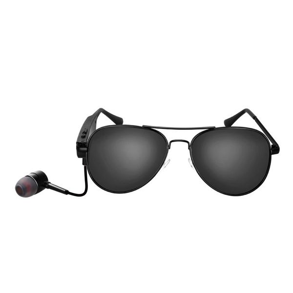 Óculos de sol de moda Quadros AOHOGOD Driving Headset Música Bluetooth óculos para homens e mulheres polarized