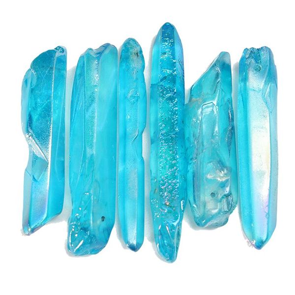 

sashes 50g very powerful & rare blue aura lemurian seed artificial crystal healing point
