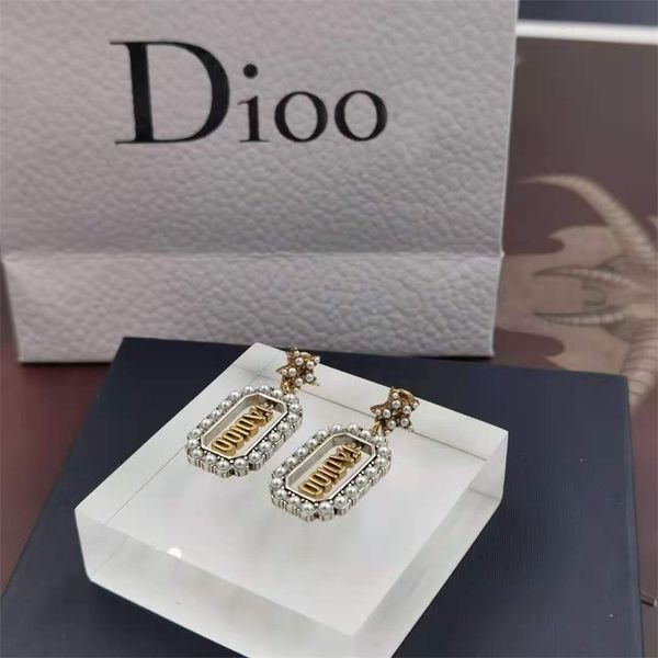 

special offer 75% off outlet online family high edition letter earrings, Silver