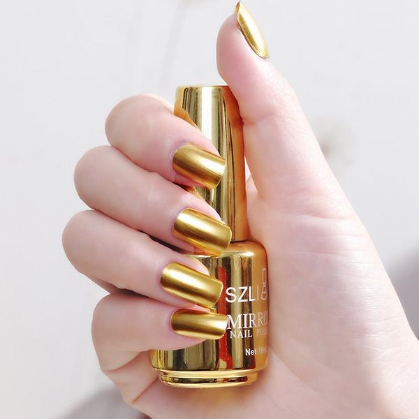 

nail polish metallic magic mirror effect chrome art varnish18ml