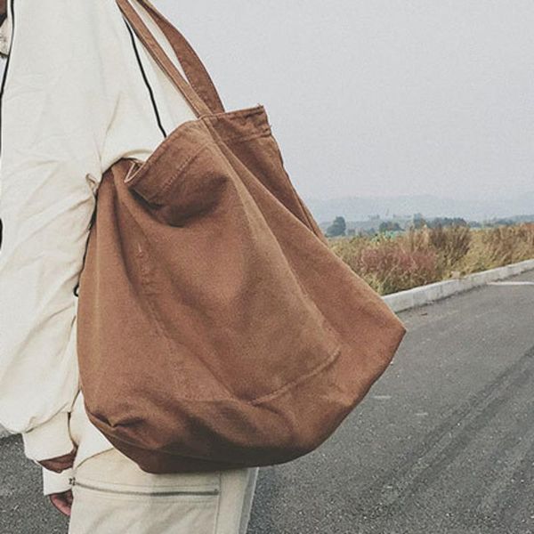 

evening bags woman handbags simple shopping bag super large capacity canvas shoulder student casual tote for girls eco ladies vintage