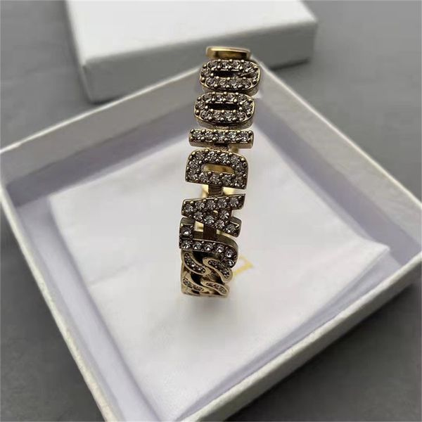 

bracelet new classic stone inlaid open stripe bracelet, Golden;silver