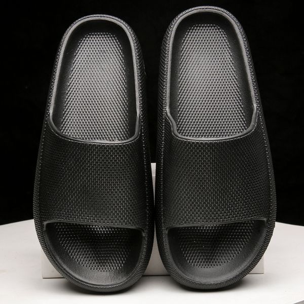 

summer 2021 sandals cross-border couple flip flops fashion casual thick-soled beach slippers for mens and womens wholesale black code: 38hy-