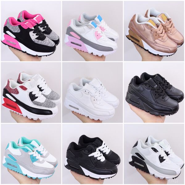 

2021 kids sneakers presto ii children sports orthopedic youth kid trainers infant girls boys outdoor shoes size 28-35, Black