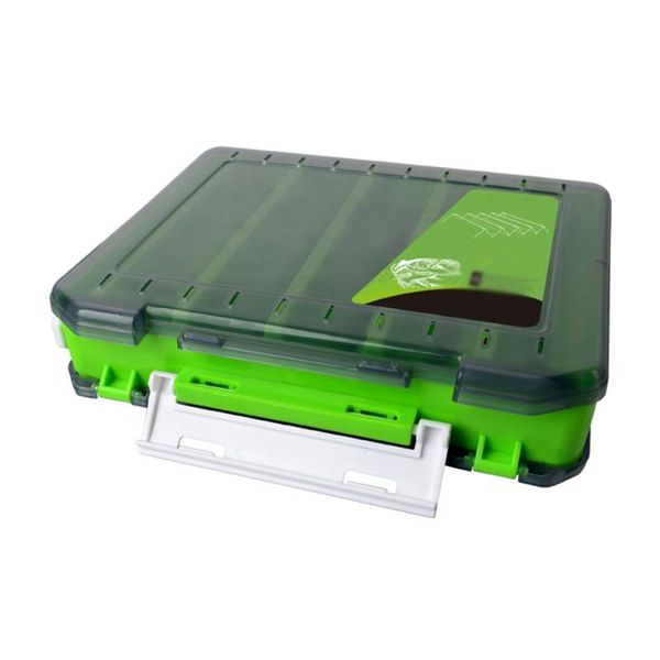 

fishing accessories storage box double-sided wooden shrimp lure tackle gear