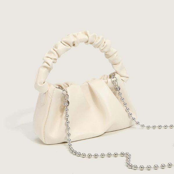 

evening bags fashion folds cloud for women 2021 designer chains shoulder bag handbag female dumplings crossbody small armpit