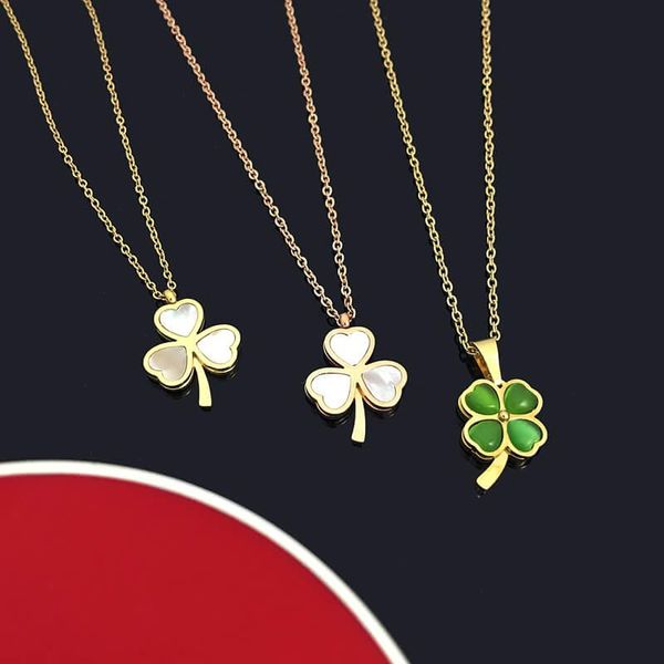 

pendant necklaces trend stainless steel shell necklace for women gift party charm jewelry flower elegant tree of life chokers, Silver